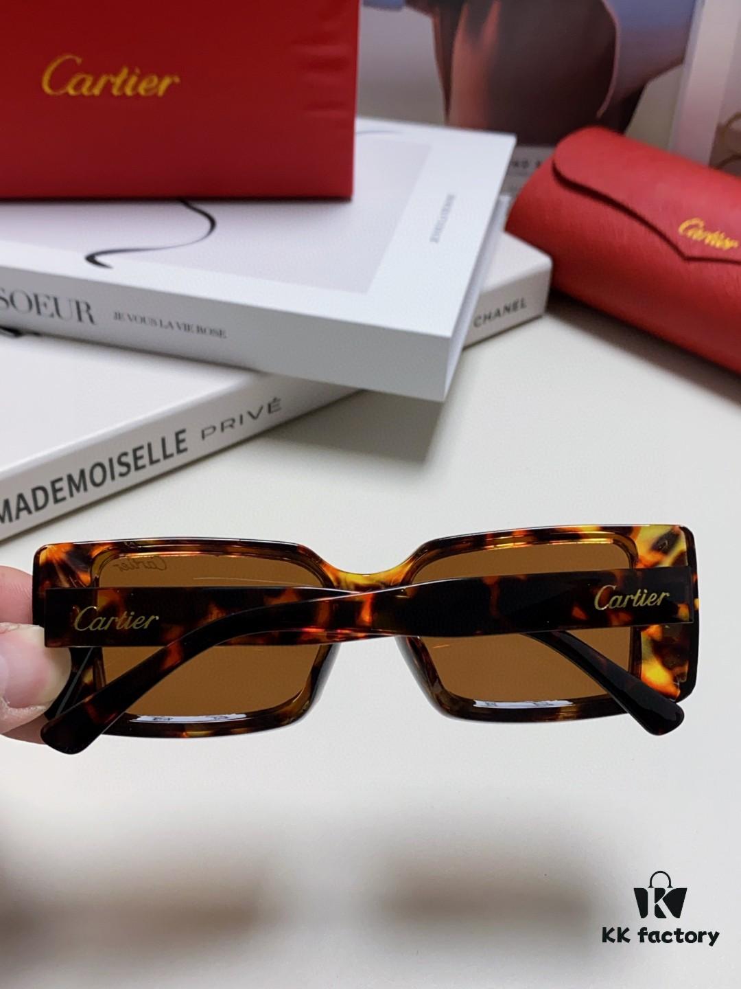 6931fc013a89a121ed54c8d4 Cartier Unisex Sunglasses, Timeless Leopard Logo Design, Simple and Elegant Frame, Universal Fit for All Face Shapes
