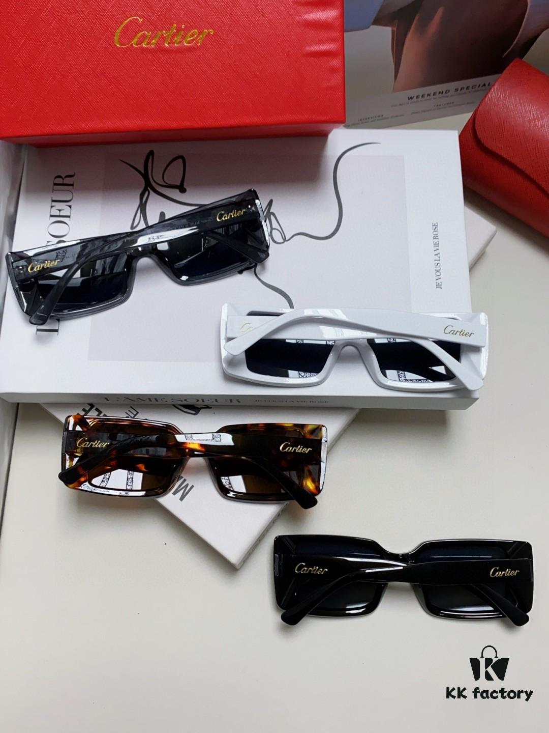 6931fc013a89a121ed54c8d8 Cartier Unisex Sunglasses, Timeless Leopard Logo Design, Simple and Elegant Frame, Universal Fit for All Face Shapes