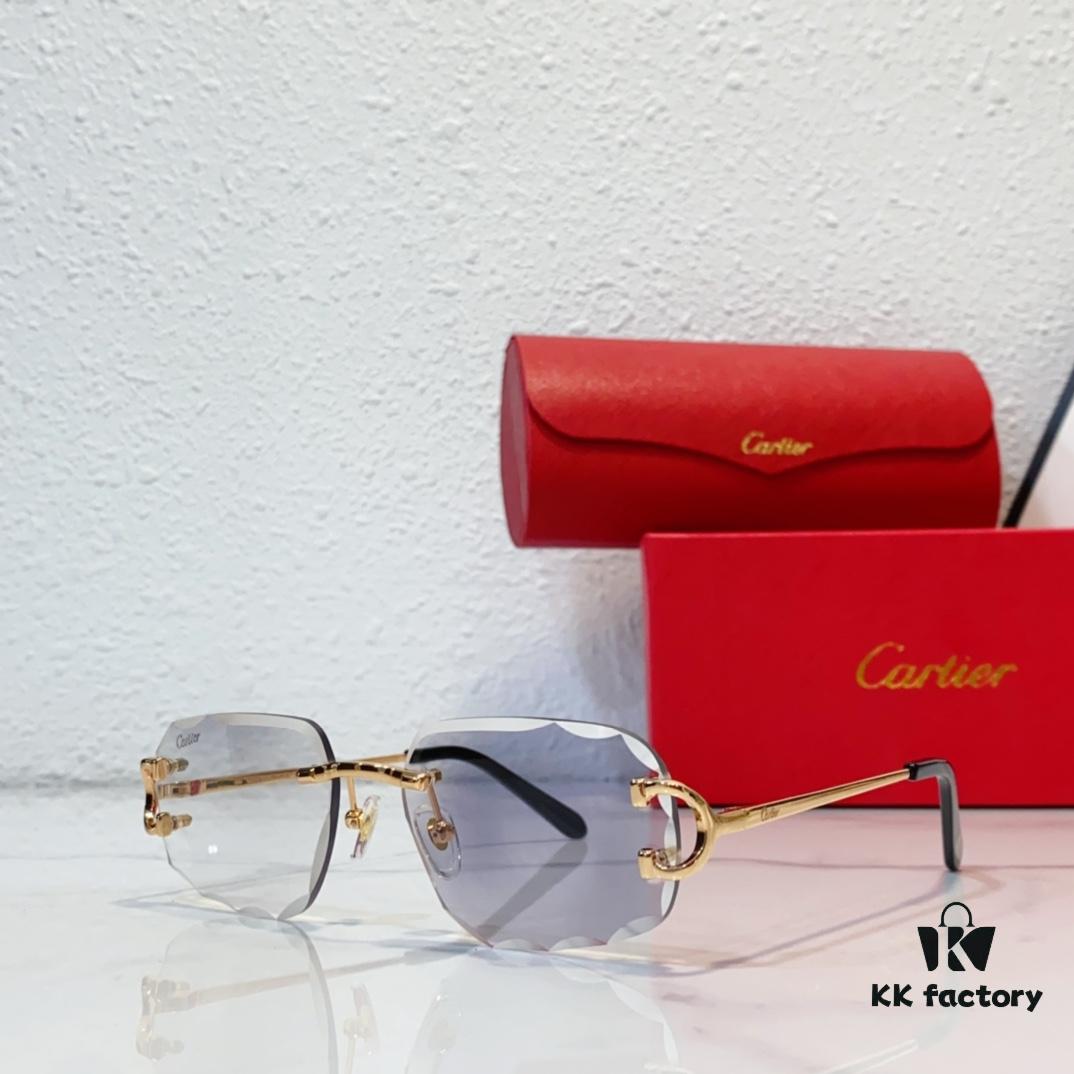 6931fc013a89a121ed54c8db 170 CARTIER Mod: CT0092 Size: 55-18-145 Photochromic Lenses Sunglasses Eyewear
