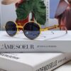 6931fc053a89a121ed54c90a Cartier 2024 New Retro Wood-Grain Pattern Round Frame Sunglasses, Stylish UV-Protective Unisex Sun Glasses CT0464S
