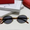 6931fc053a89a121ed54c90d Cartier 2024 New Retro Wood-Grain Pattern Round Frame Sunglasses, Stylish UV-Protective Unisex Sun Glasses CT0464S