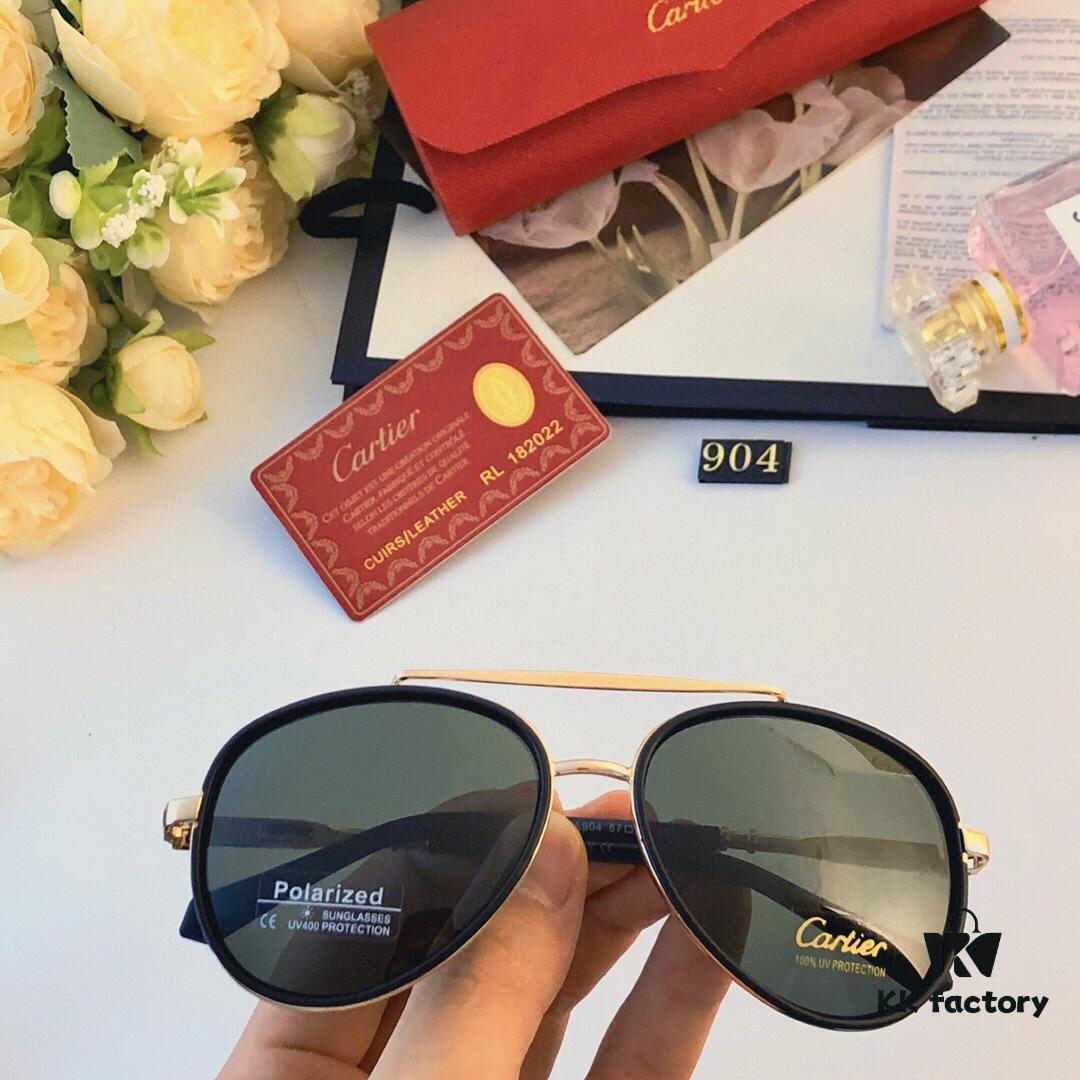 Cartier New Fashion Sunglasses, Stylish Unisex UV Protection Sun Glasses, Cool Aviator Shades