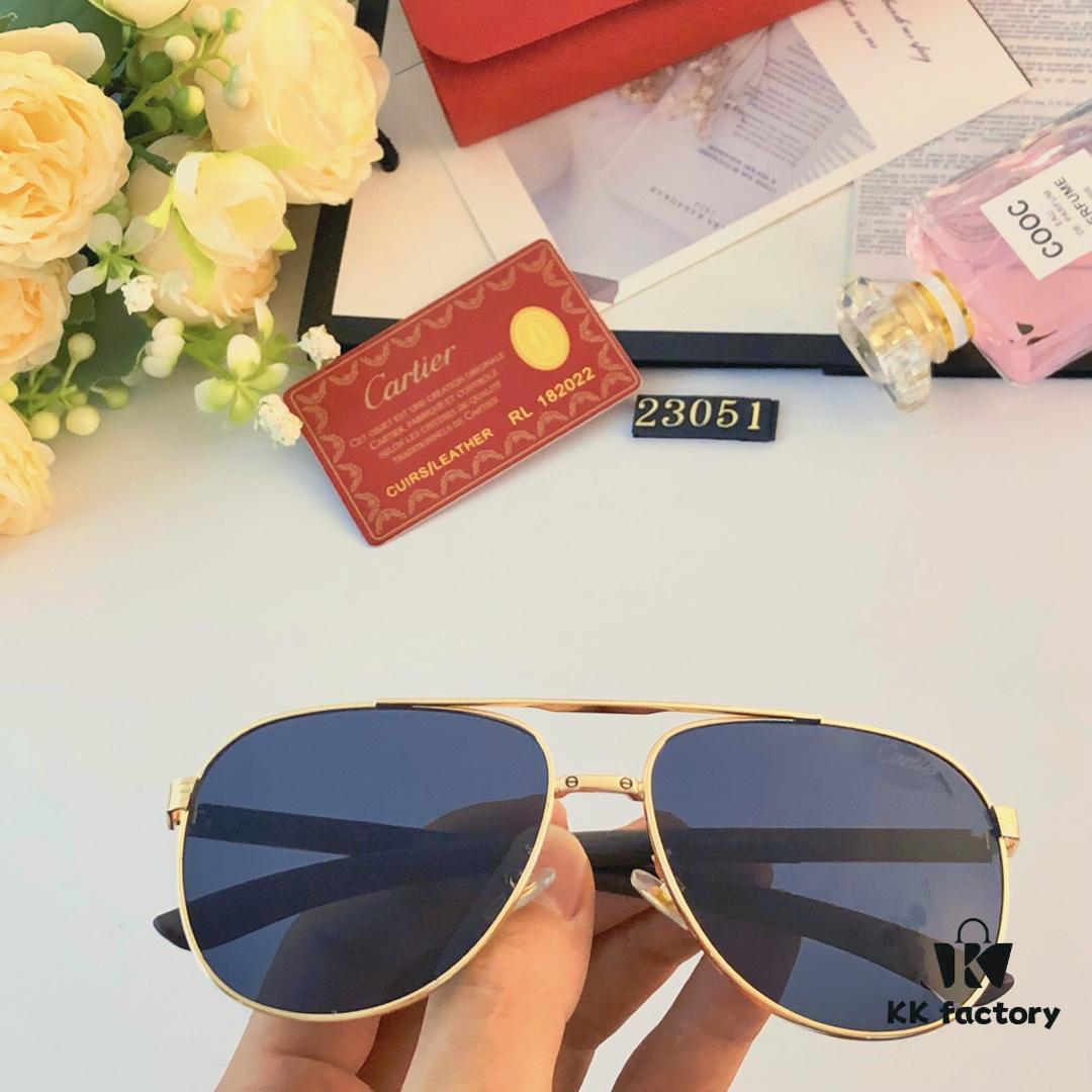 6931fc0a3a89a121ed54c953 Cartier New 2024 Luxury Sunglasses Fashion Versatile Cat-Eye UV Protection Shades