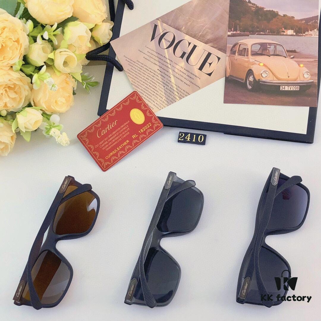 Cartier New Summer Sunglasses Fashionable Windproof UV Protection Stylish Sun Glasses