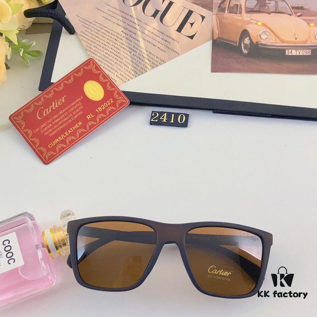 Cartier New Summer Sunglasses Fashionable Windproof UV Protection Stylish Sun Glasses