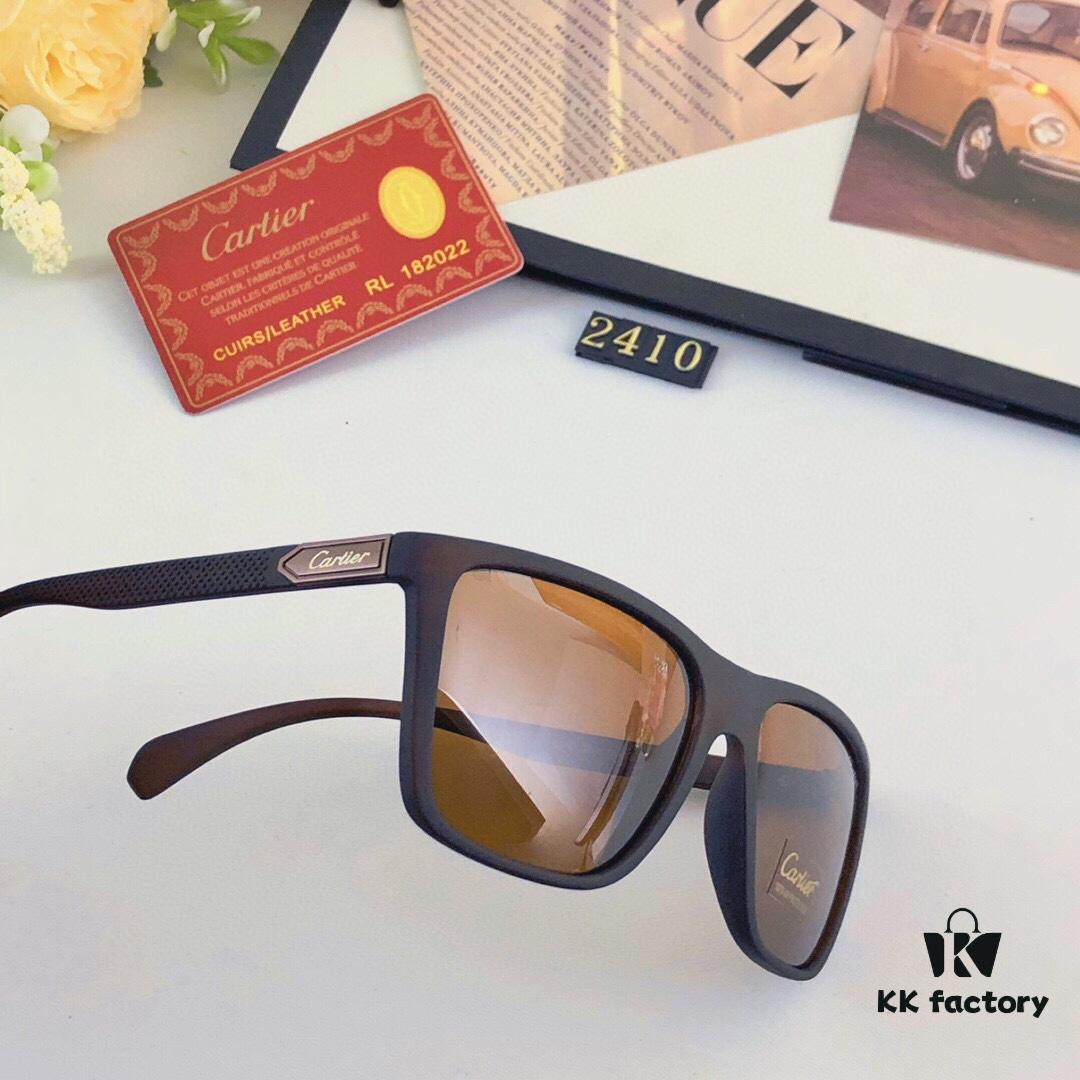 Cartier New Summer Sunglasses Fashionable Windproof UV Protection Stylish Sun Glasses