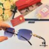 6931fc0b3a89a121ed54c961 Cartier Stylish Small Frame Sunglasses for Men, Driving Glasses, High-Definition UV Protection Unisex Eyewear, Fashion Frameless Sunglasses with Premium Look