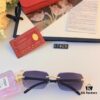 6931fc0b3a89a121ed54c966 Cartier Stylish Small Frame Sunglasses for Men, Driving Glasses, High-Definition UV Protection Unisex Eyewear, Fashion Frameless Sunglasses with Premium Look
