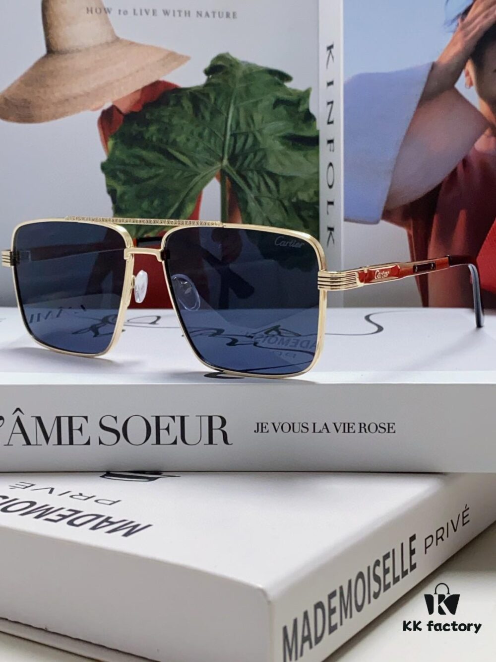 6931fc0d3a89a121ed54c97a Cartier 2024 New Arrival Metal Square-Frame Sunglasses, Fashionable Unisex UV-Protective Oversized Sun Glasses for Men and Women