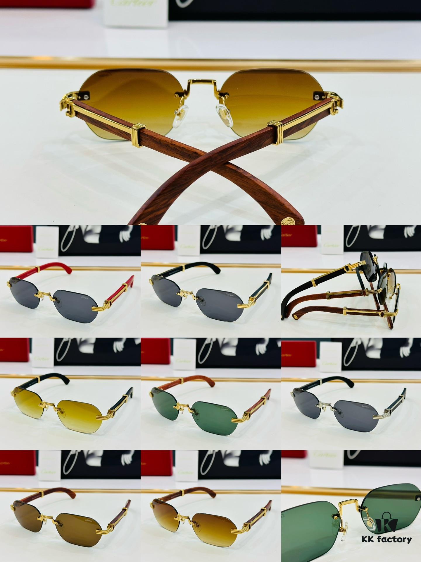 New Arrival Cartier CA Model CT0362S Size 58-20-145 High-Quality Branded Iconic Driving Sunglasses