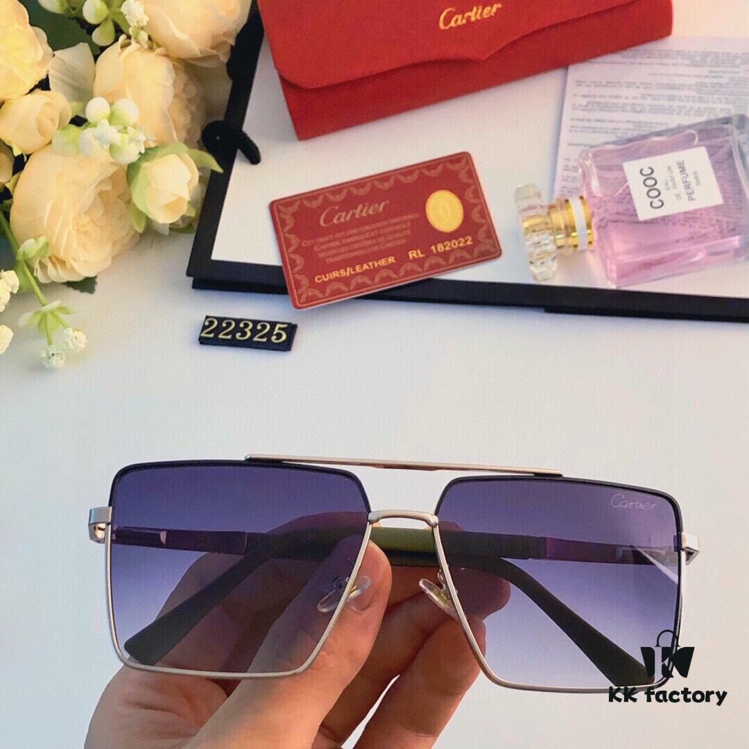 6931fc113a89a121ed54c9b5 Cartier New Arrival Sunglasses, Instagram Style, Trendy Men's Retro Square Frame, UV Protection for Round Faces, Travel and Driving Eyewear