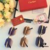 6931fc133a89a121ed54c9cd Cartier Stylish Octagonal Frameless Sunglasses for Outdoor Travel and Street Photography