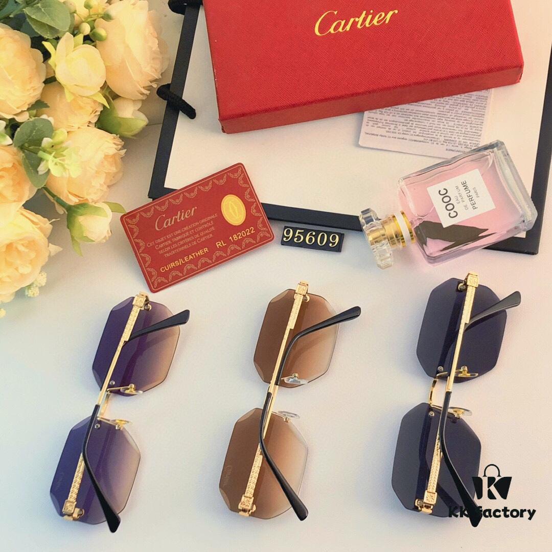 6931fc133a89a121ed54c9cd Cartier Stylish Octagonal Frameless Sunglasses for Outdoor Travel and Street Photography