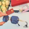 6931fc133a89a121ed54c9ce Cartier Stylish Octagonal Frameless Sunglasses for Outdoor Travel and Street Photography