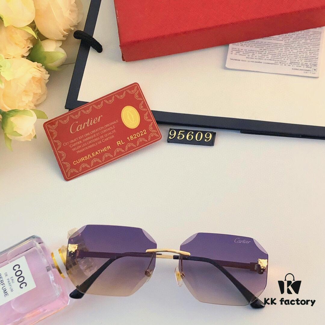 6931fc133a89a121ed54c9d1 Cartier Stylish Octagonal Frameless Sunglasses for Outdoor Travel and Street Photography