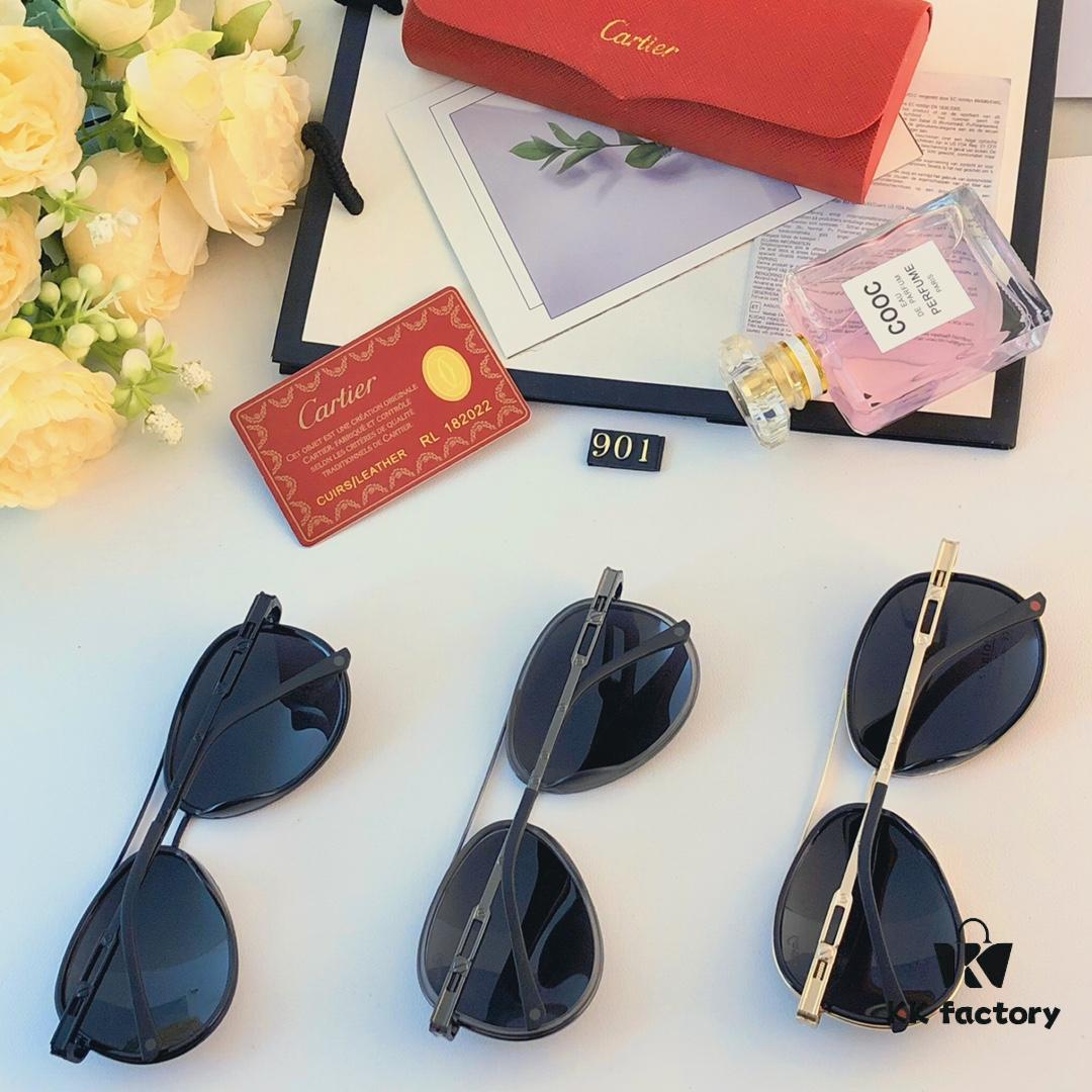 6931fc183a89a121ed54ca15 Cartier Pilot Sunglasses for Men, Driving Polarized Double-Bridge Oversized Retro UV Protection Sun Glasses