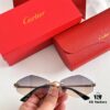 6931fc1c3a89a121ed54ca47 Authentic Version Arrived, Original Zeiss Dual-Tone Lenses, Cartier CT0433S, Size 55-22-140, Almond-Shaped Frame, Polished Gold Finish, Cheetah Sunglasses