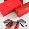 6931fc1c3a89a121ed54ca49 Authentic Version Arrived, Original Zeiss Dual-Tone Lenses, Cartier CT0433S, Size 55-22-140, Almond-Shaped Frame, Polished Gold Finish, Cheetah Sunglasses