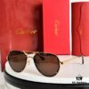 6931fc1f3a89a121ed54ca75 Cartier CT0195S High-Quality Men's and Women's Classic Aviator Sunglasses with Pioneering Logo Detail on Lenses and Screws