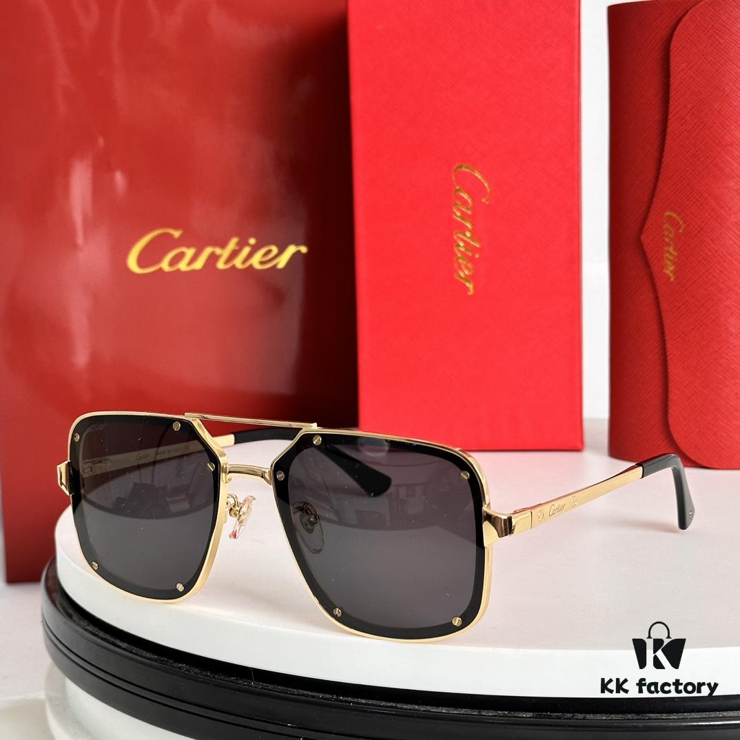 6931fc203a89a121ed54ca7e Cartier CT0194S High-Quality Sunglasses with Signature One-Screw Temple Design, Iconic Branding, Classic Unisex Square Frame