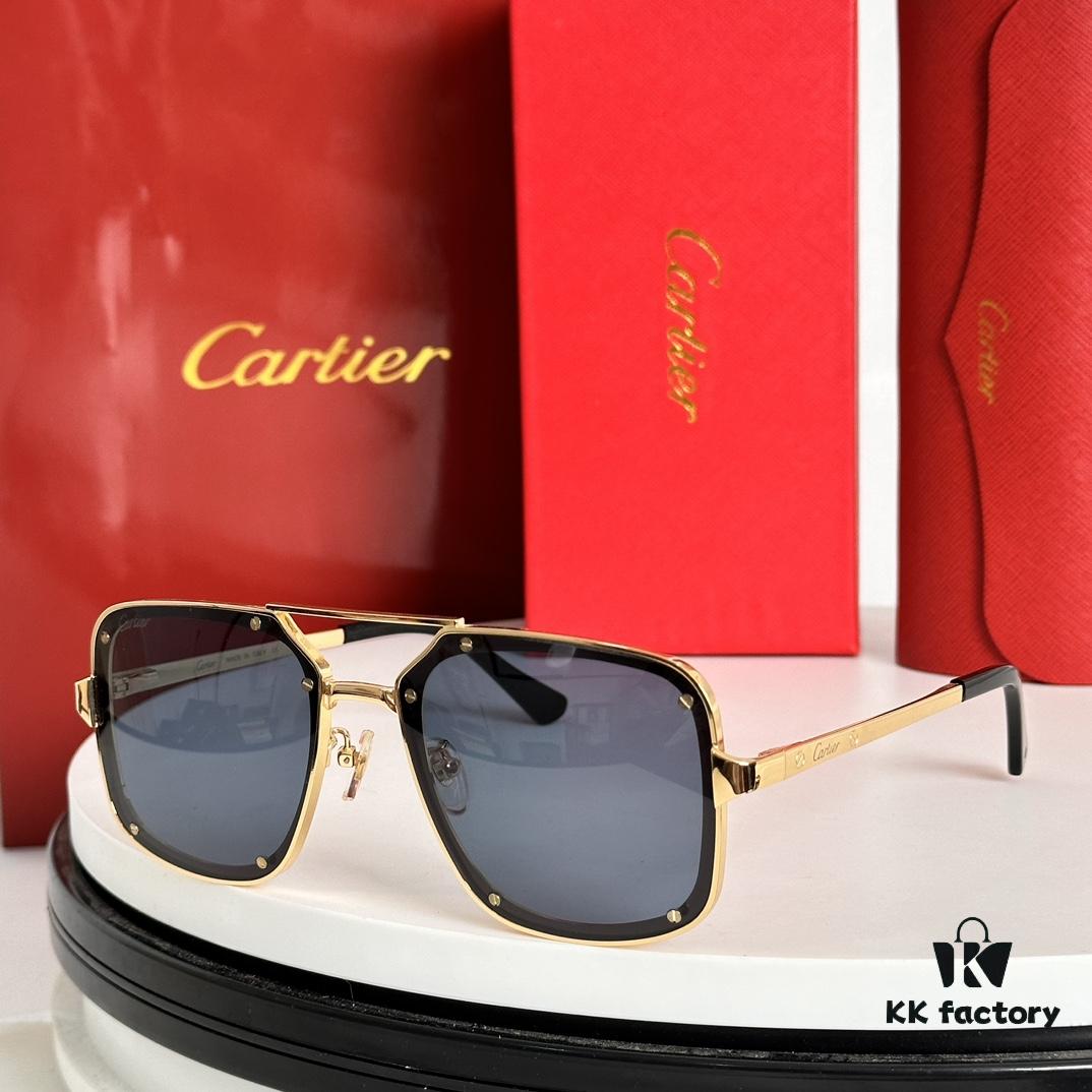 6931fc203a89a121ed54ca80 Cartier CT0194S High-Quality Sunglasses with Signature One-Screw Temple Design, Iconic Branding, Classic Unisex Square Frame