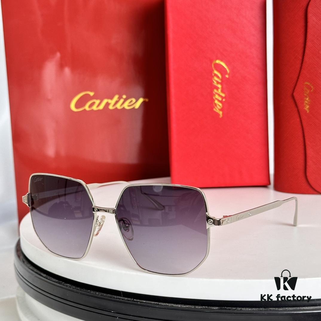 6931fc213a89a121ed54ca92 Cartier Original Official Version CT0327S Size 58-15-140 Unisex Sunglasses, Stylish and Comfortable, Suitable for All Face Shapes