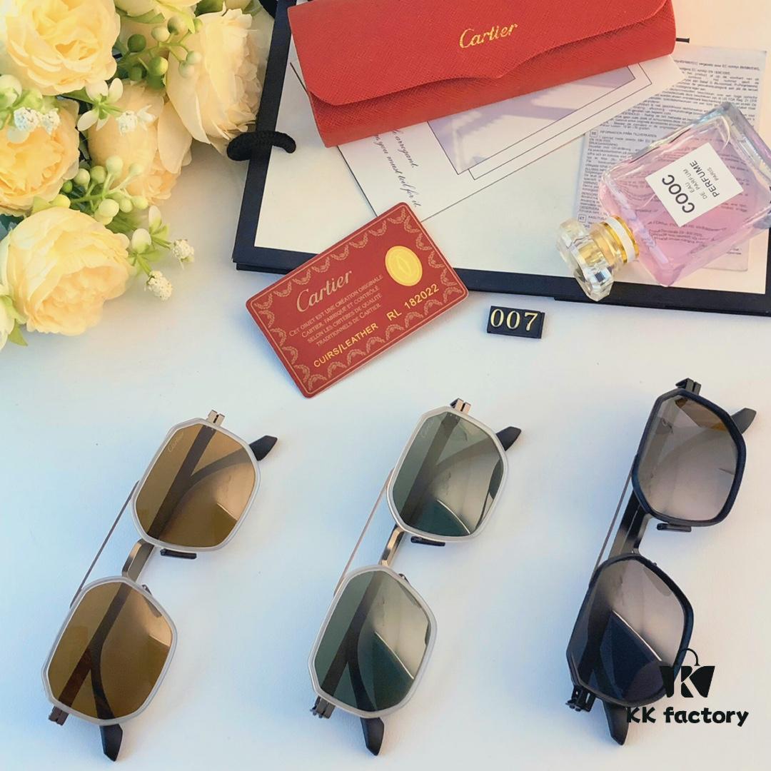 6931fc213a89a121ed54ca97 Cartier New Fashion Sunglasses Metal Oversized Frame Unisex Driving Glasses Trendy European and American Influencer Style Shades