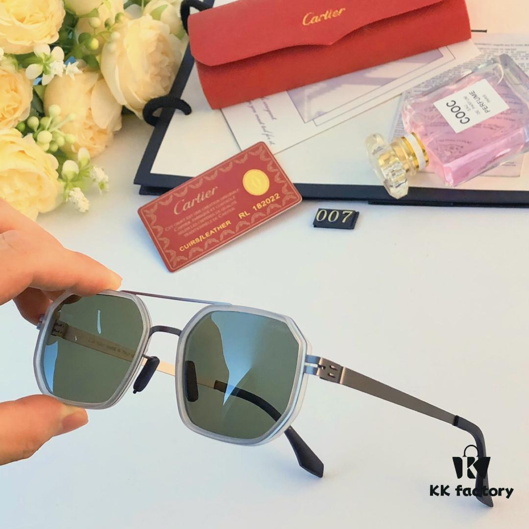 6931fc223a89a121ed54ca99 Cartier New Fashion Sunglasses Metal Oversized Frame Unisex Driving Glasses Trendy European and American Influencer Style Shades