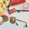 6931fc223a89a121ed54ca9b Cartier New Fashion Sunglasses Metal Oversized Frame Unisex Driving Glasses Trendy European and American Influencer Style Shades