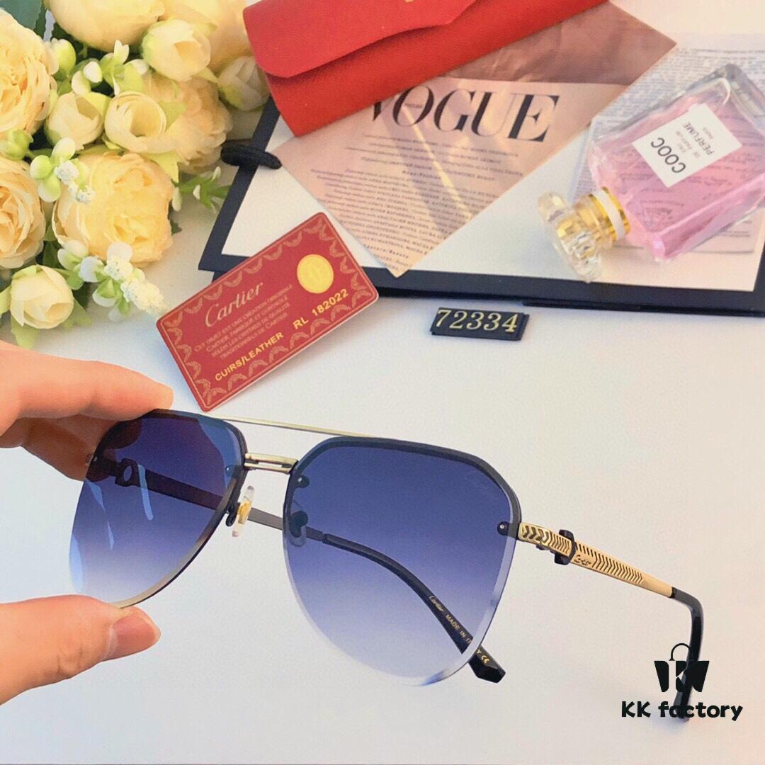 6931fc253a89a121ed54cac7 Cartier 2024 New Large-Frame Sunglasses, Korean Style Fashionable Oversized Metal Cat-Eye Sunglasses for Women
