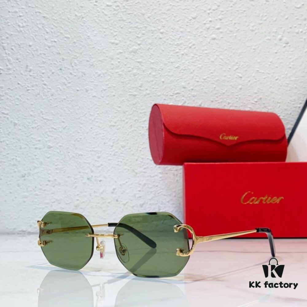 6931fc293a89a121ed54cb03 130 Cartier Official Website New Arrival Business Men's Frameless Eyeglasses, Ultra-lightweight Frames