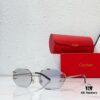 130 Cartier Official Website New Arrival Business Men's Frameless Eyeglasses, Ultra-lightweight Frames