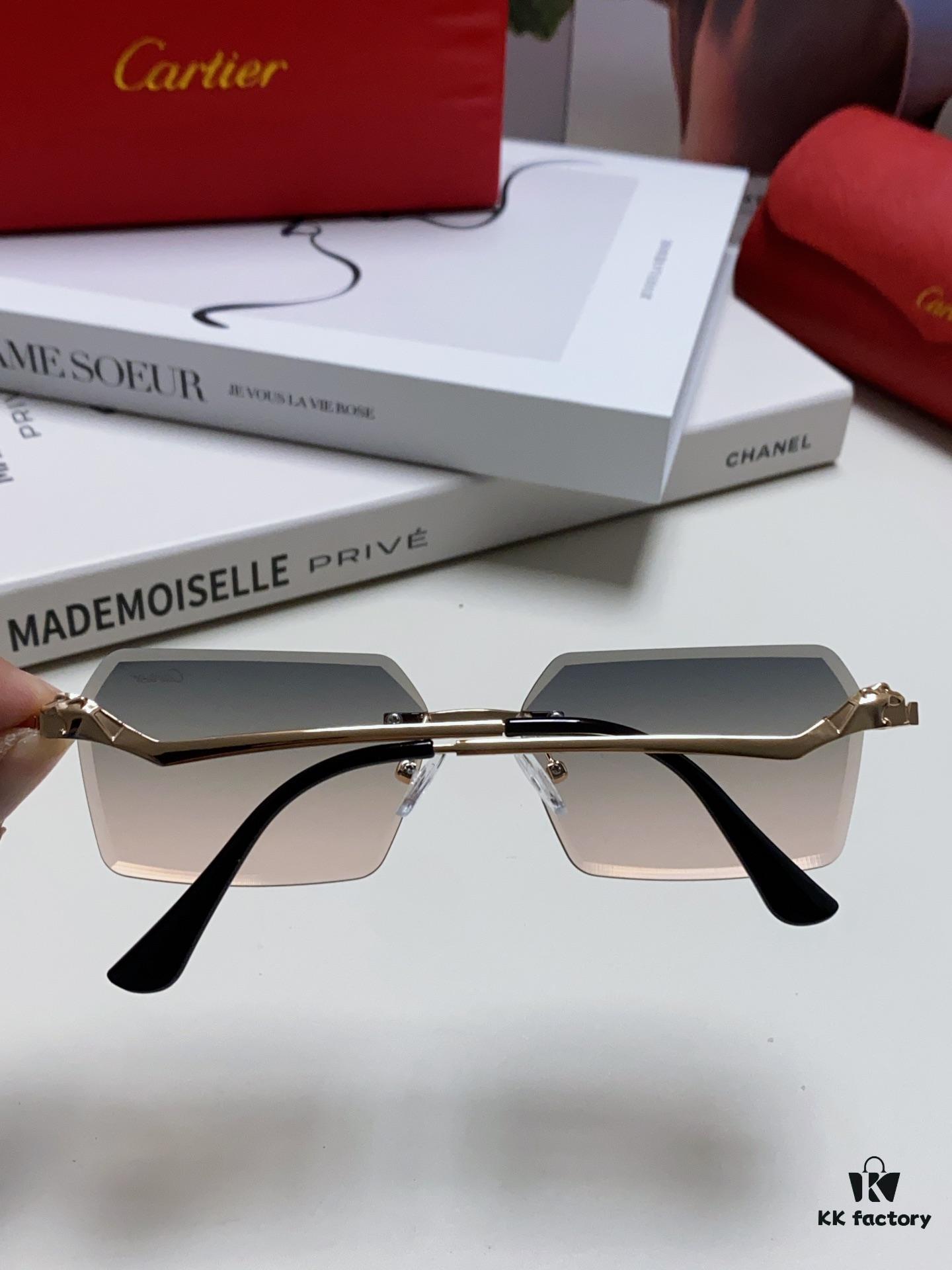 6931fc2c3a89a121ed54cb2c Cartier 2024 New Arrival Fashion Sunglasses for Women, Stylish Instagram-Worthy UV Protection Oversized Sun Glasses Slimming Design