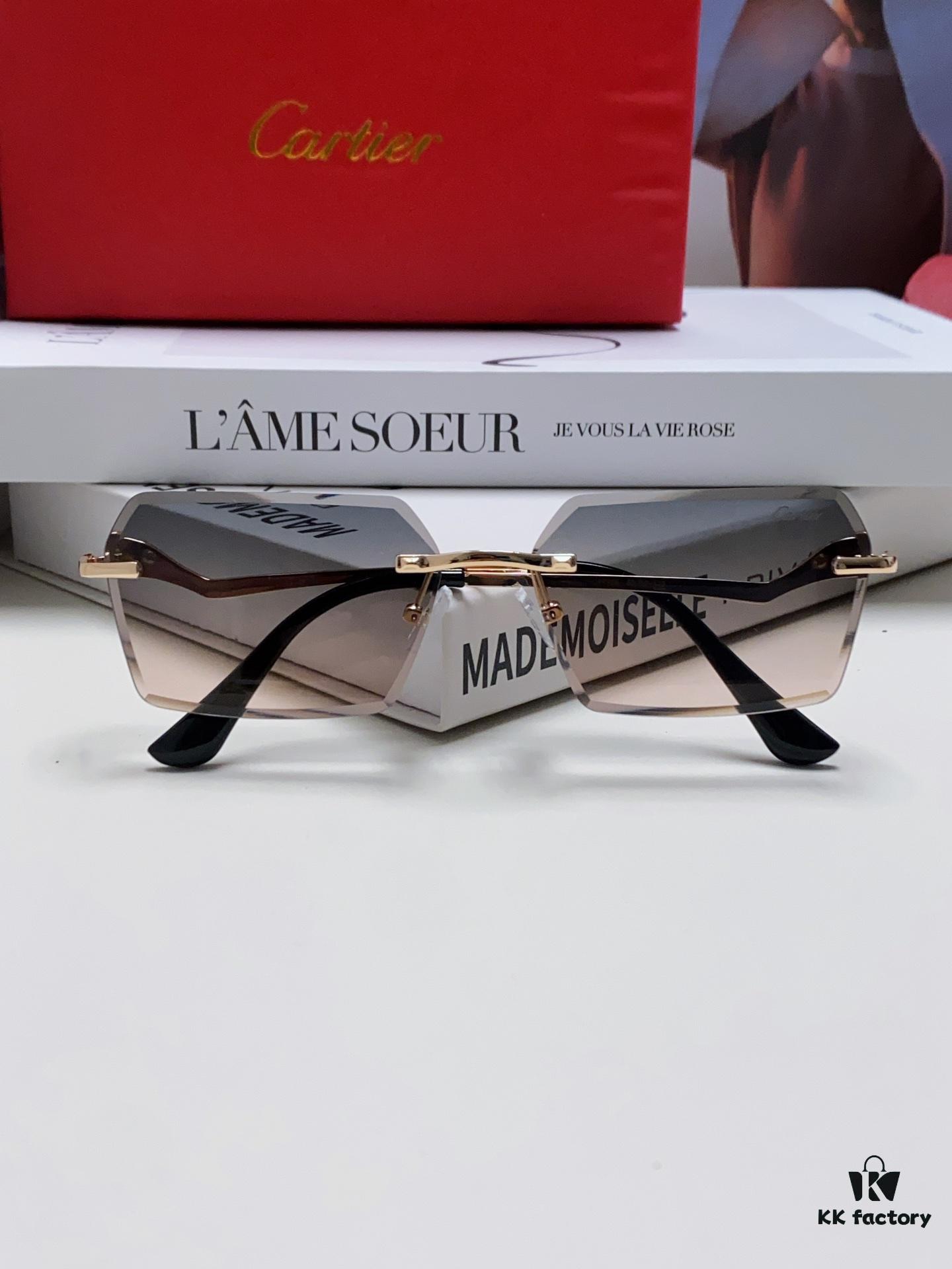 6931fc2d3a89a121ed54cb2e Cartier 2024 New Arrival Fashion Sunglasses for Women, Stylish Instagram-Worthy UV Protection Oversized Sun Glasses Slimming Design