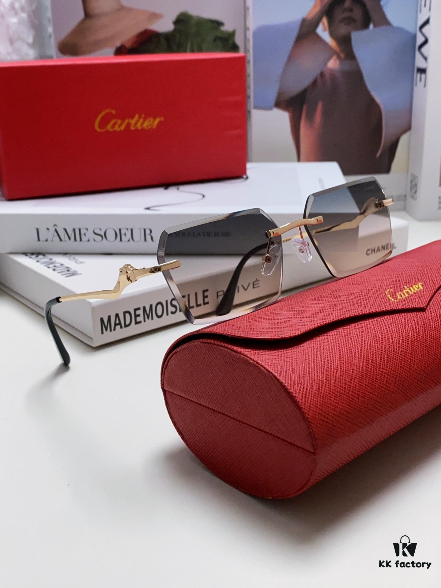 6931fc2d3a89a121ed54cb2f Cartier 2024 New Arrival Fashion Sunglasses for Women, Stylish Instagram-Worthy UV Protection Oversized Sun Glasses Slimming Design