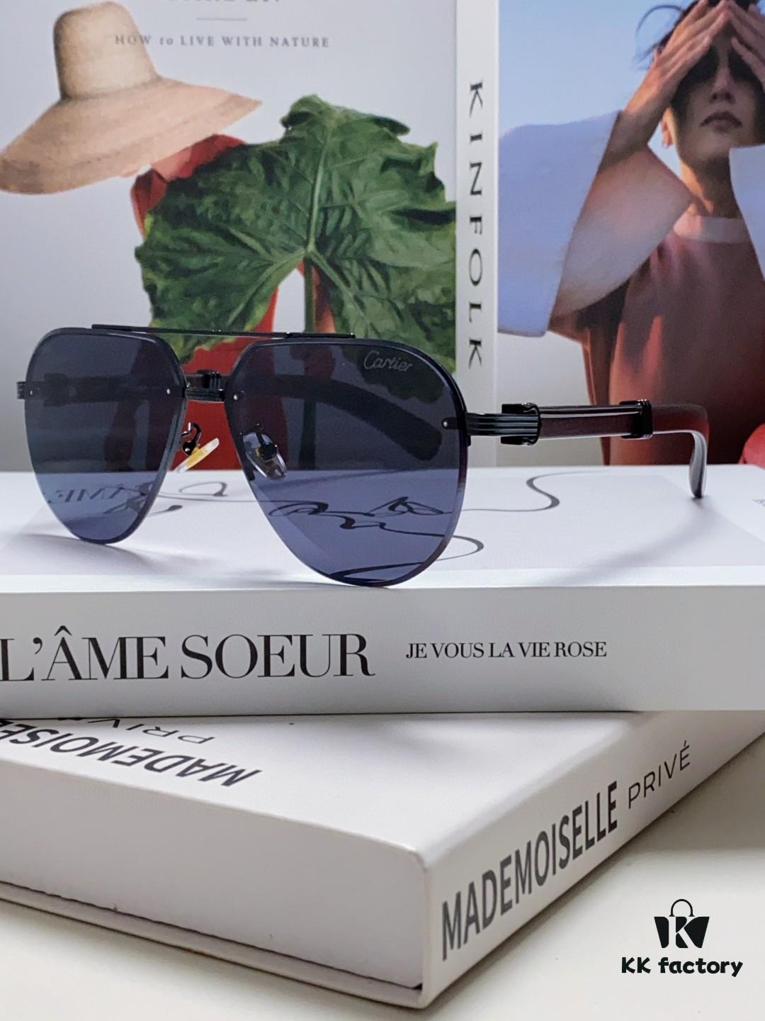 6931fc2d3a89a121ed54cb31 Cartier 2024 Retro Double Bridge Prescription Sunglasses, UV Protection, Oversized Frame for Men, Driving Sun Glasses