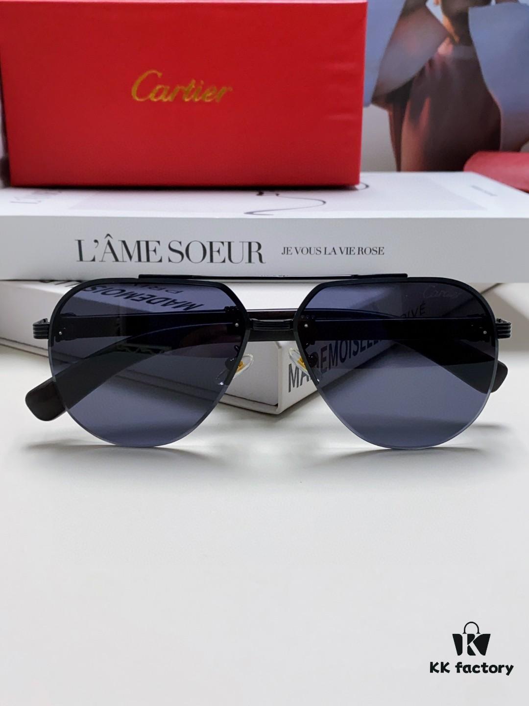 6931fc2d3a89a121ed54cb37 Cartier 2024 Retro Double Bridge Prescription Sunglasses, UV Protection, Oversized Frame for Men, Driving Sun Glasses