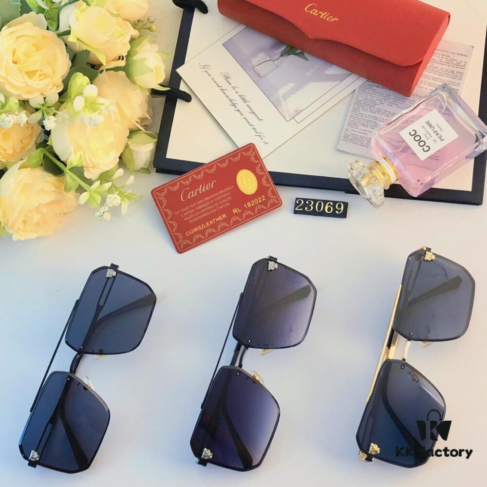 6931fc303a89a121ed54cb5f Cartier New Men's High-End Sunglasses Fashionable Stylish Trendy Shades Outdoor Driving Travel Sun Glasses
