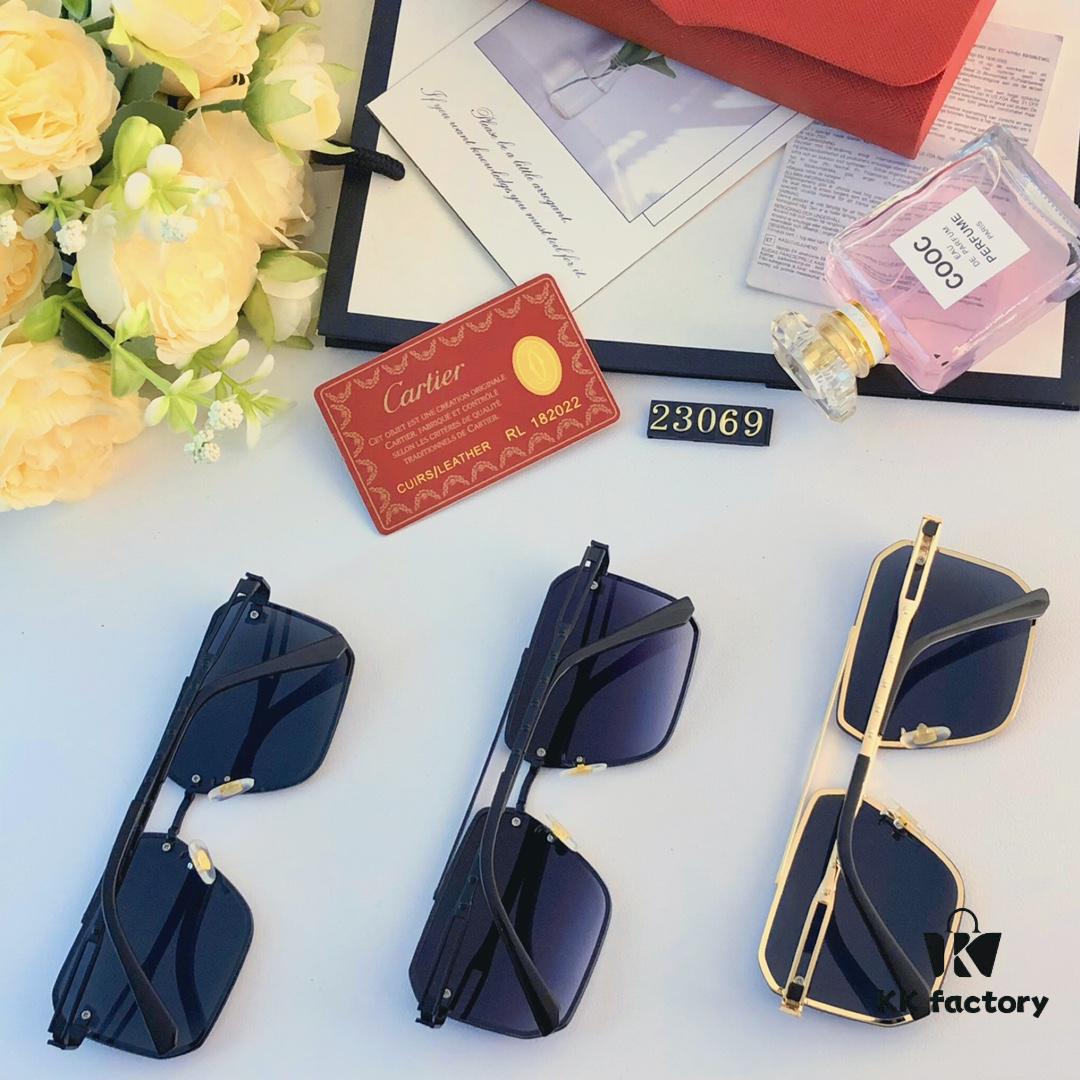 6931fc303a89a121ed54cb60 Cartier New Men's High-End Sunglasses Fashionable Stylish Trendy Shades Outdoor Driving Travel Sun Glasses