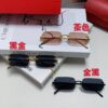 6931fc333a89a121ed54cb8d Cartier 2024 New Arrival Square Frameless Cut-Out Sunglasses for Women, Slimming, Fashionable European-American Style, Instagram-Worthy Street Snap Chic Sunglasses, Stylish Small Eyewear
