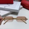 6931fc353a89a121ed54cb9b Cartier 2024 New Arrival Square Frameless Cut-Out Sunglasses for Women, Slimming, Fashionable European-American Style, Instagram-Worthy Street Snap Chic Sunglasses, Stylish Small Eyewear