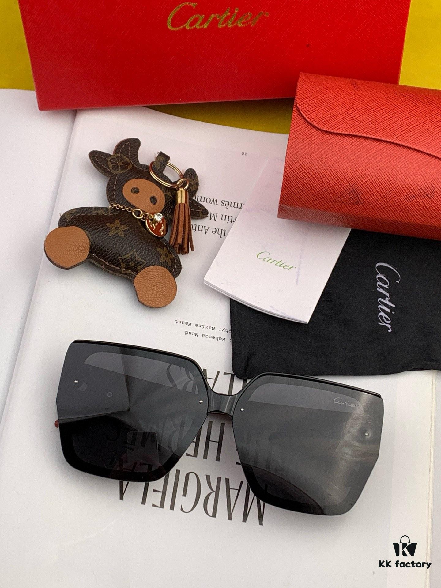 6931fc353a89a121ed54cba3 Cartier 2024 New Women's Sunglasses, K0200 Model, Classic Frame Design, Elegant and Stylish