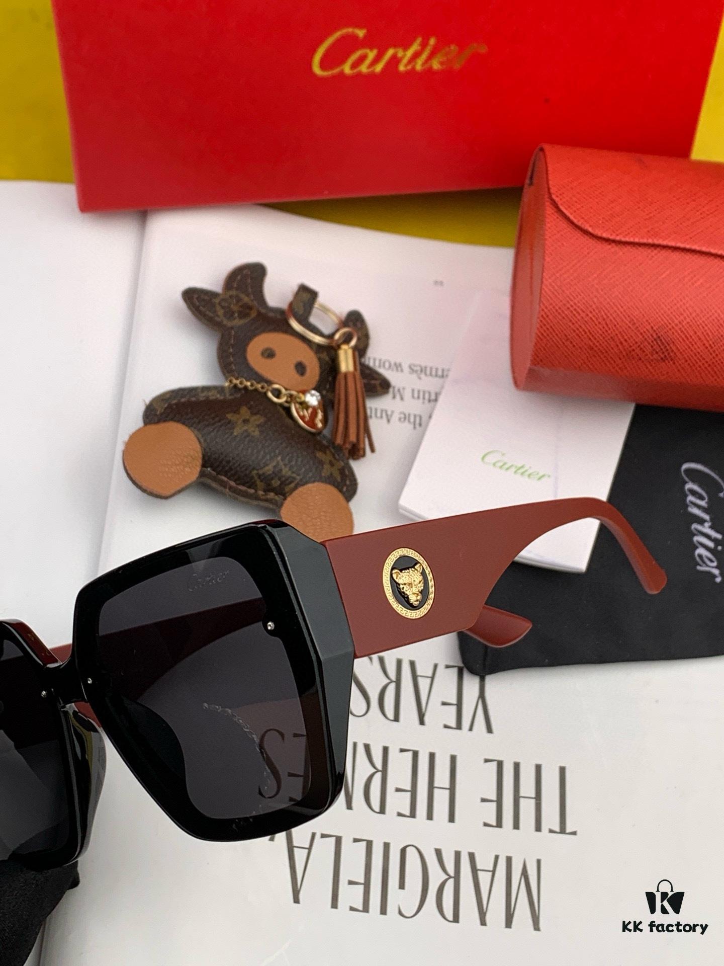6931fc363a89a121ed54cba7 Cartier 2024 New Women's Sunglasses, K0200 Model, Classic Frame Design, Elegant and Stylish