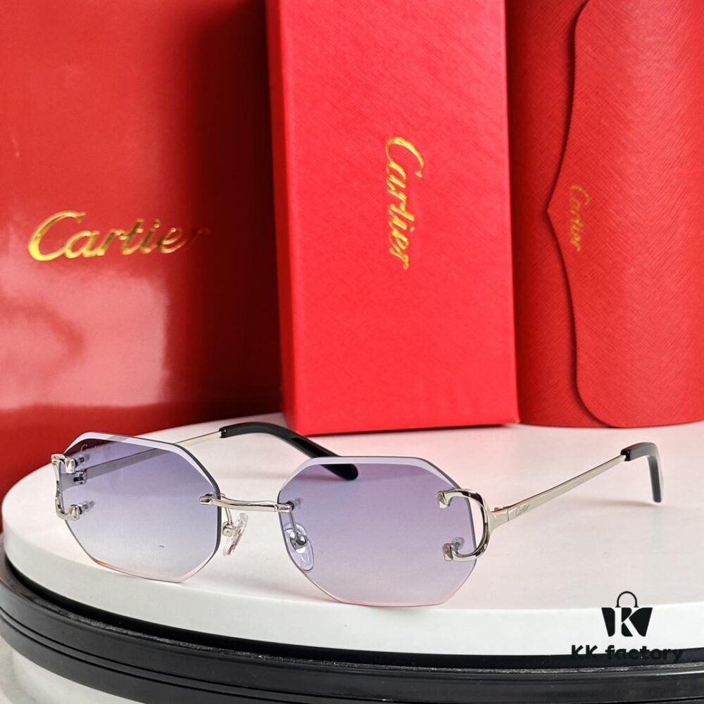6931fc363a89a121ed54cba9 Cartier Official Website New Arrival Business Men's Rimless Glasses, Ultra-Light Frame, Original Quality, Superior Craftsmanship and Detail. MODEL: CT0091 SIZE: 55□18-135 Eyeglasses Sunglasses