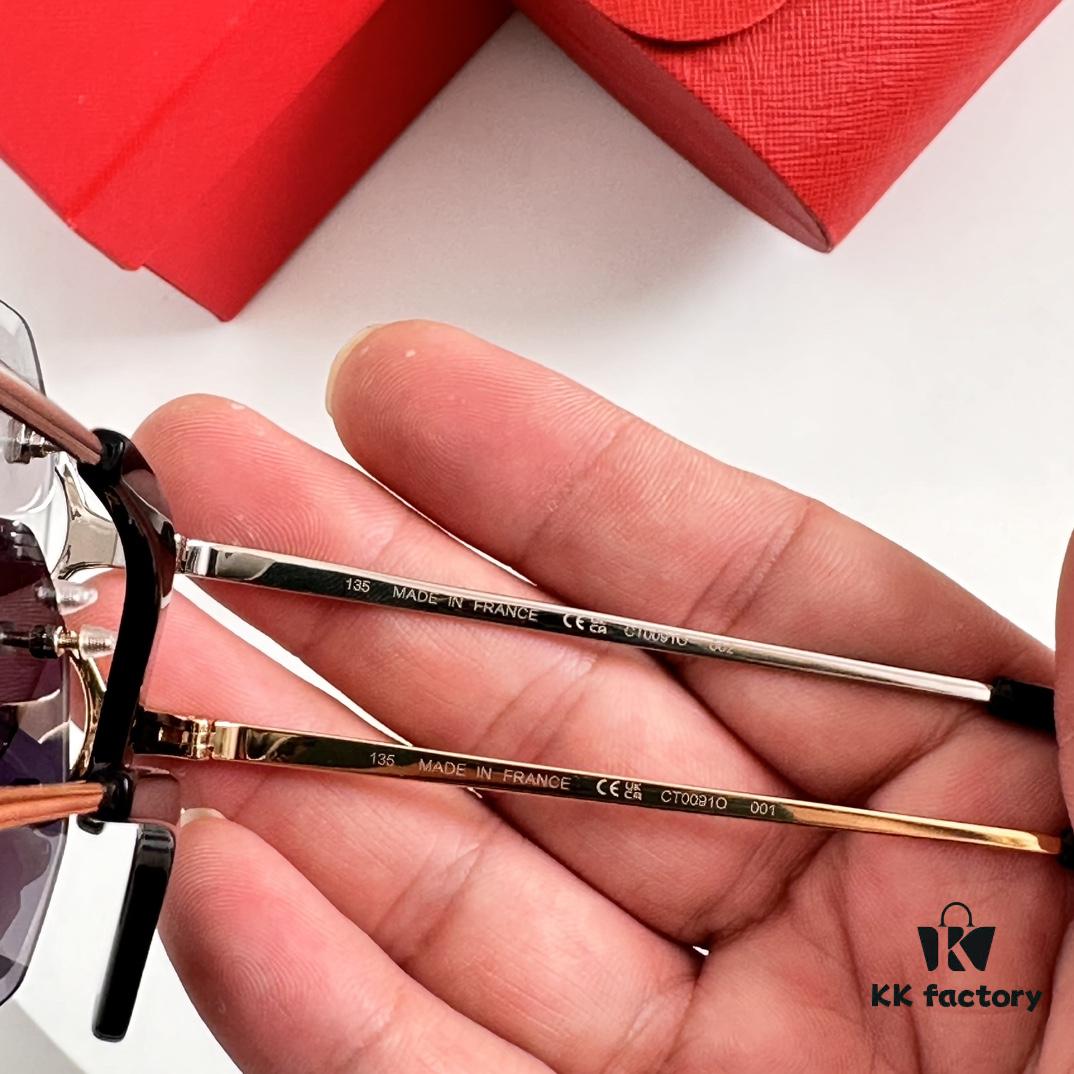 6931fc363a89a121ed54cbb0 Cartier Official Website New Arrival Business Men's Rimless Glasses, Ultra-Light Frame, Original Quality, Superior Craftsmanship and Detail. MODEL: CT0091 SIZE: 55□18-135 Eyeglasses Sunglasses