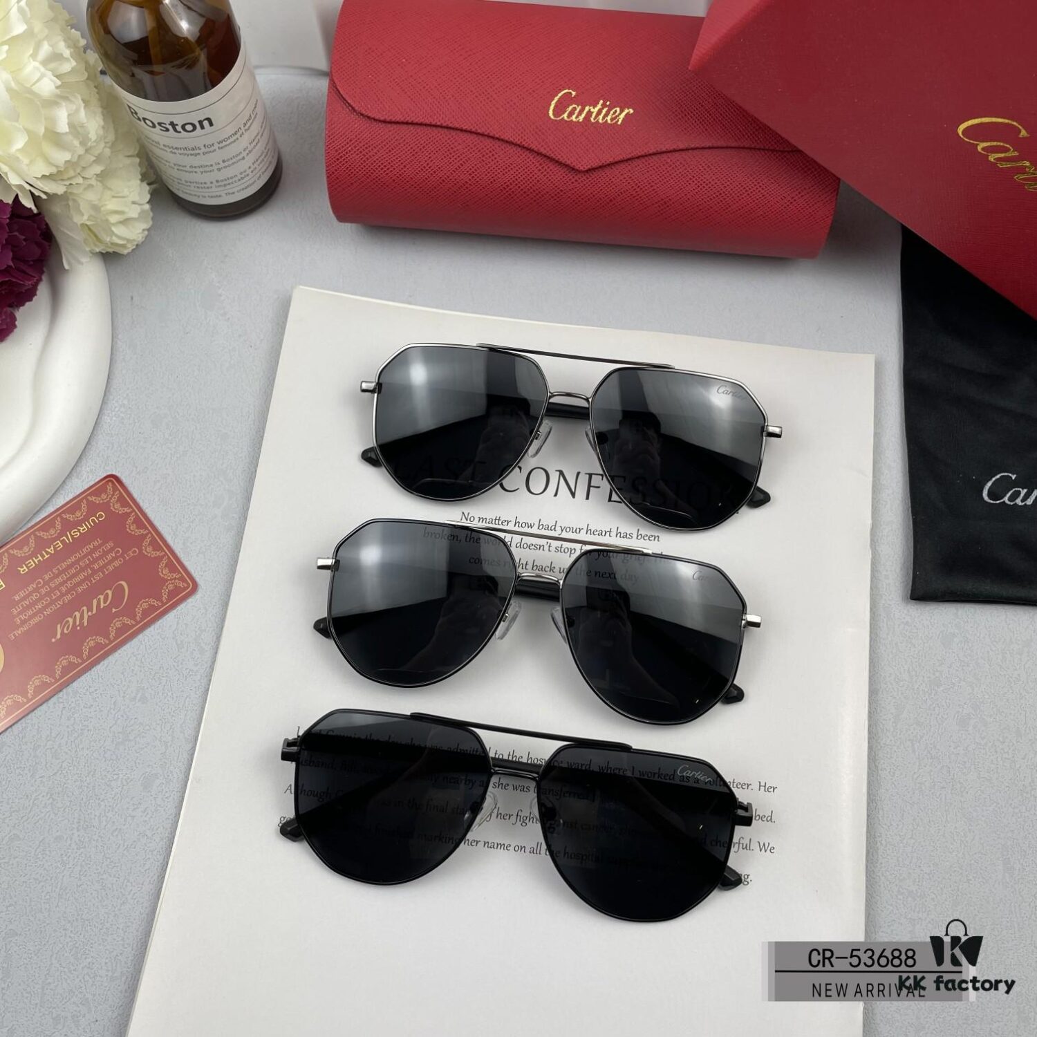 6931fc3d3a89a121ed54cc04 Cartier France - New Men's Polarized Sunglasses with Lightweight Metal Frame, Brand Luxury Unisex Design, Model 53688