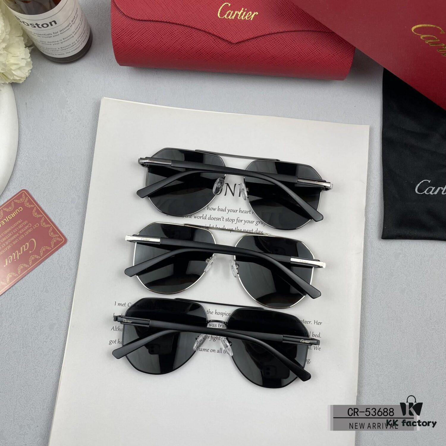 6931fc3d3a89a121ed54cc05 Cartier France - New Men's Polarized Sunglasses with Lightweight Metal Frame, Brand Luxury Unisex Design, Model 53688