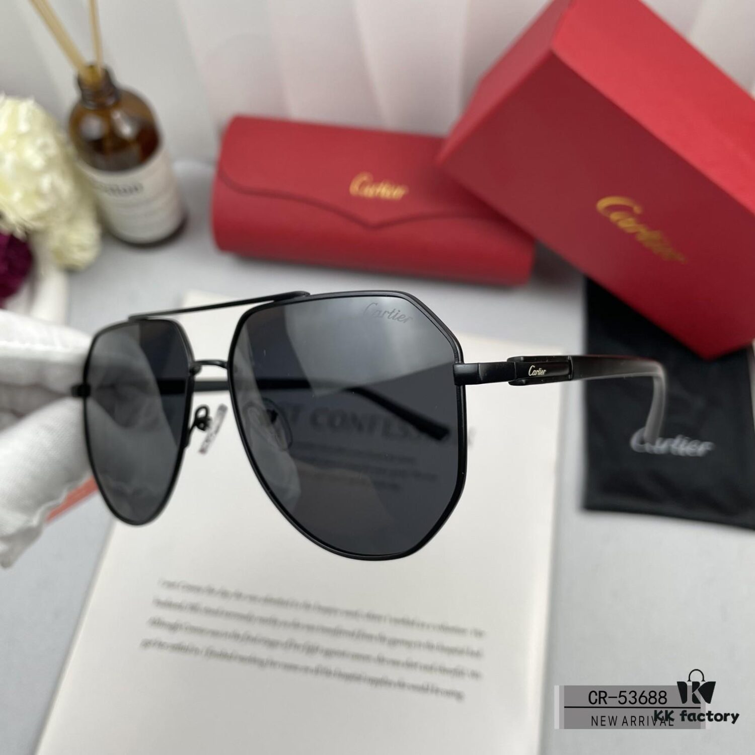 6931fc3d3a89a121ed54cc06 Cartier France - New Men's Polarized Sunglasses with Lightweight Metal Frame, Brand Luxury Unisex Design, Model 53688