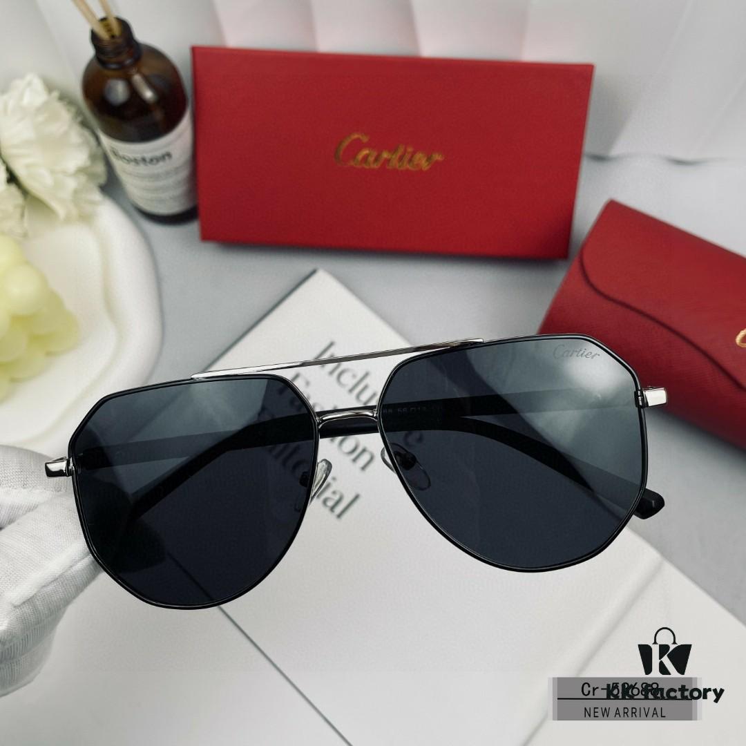 6931fc3e3a89a121ed54cc10 French Cartier - Cartier Men's Sunglasses with Polarized Lenses, Model 53688