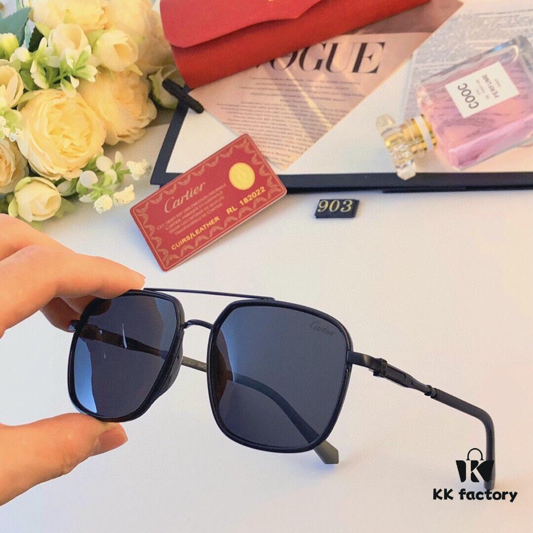 6931fc453a89a121ed54cc7b Cartier New Arrival Sunglasses, Trendy Metal Double-Bridge Oversized Fashion Sunglasses, Driving Eyewear Popular in Europe and America
